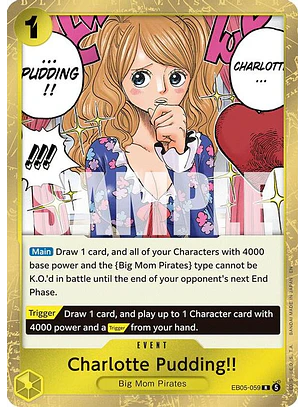 EB05-059 R Charlotte Pudding!!