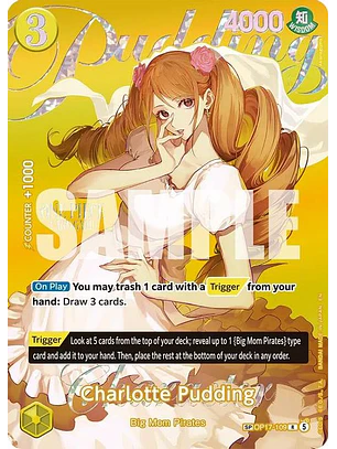 OP17-109 (Special Rare) Charlotte Pudding (SP)