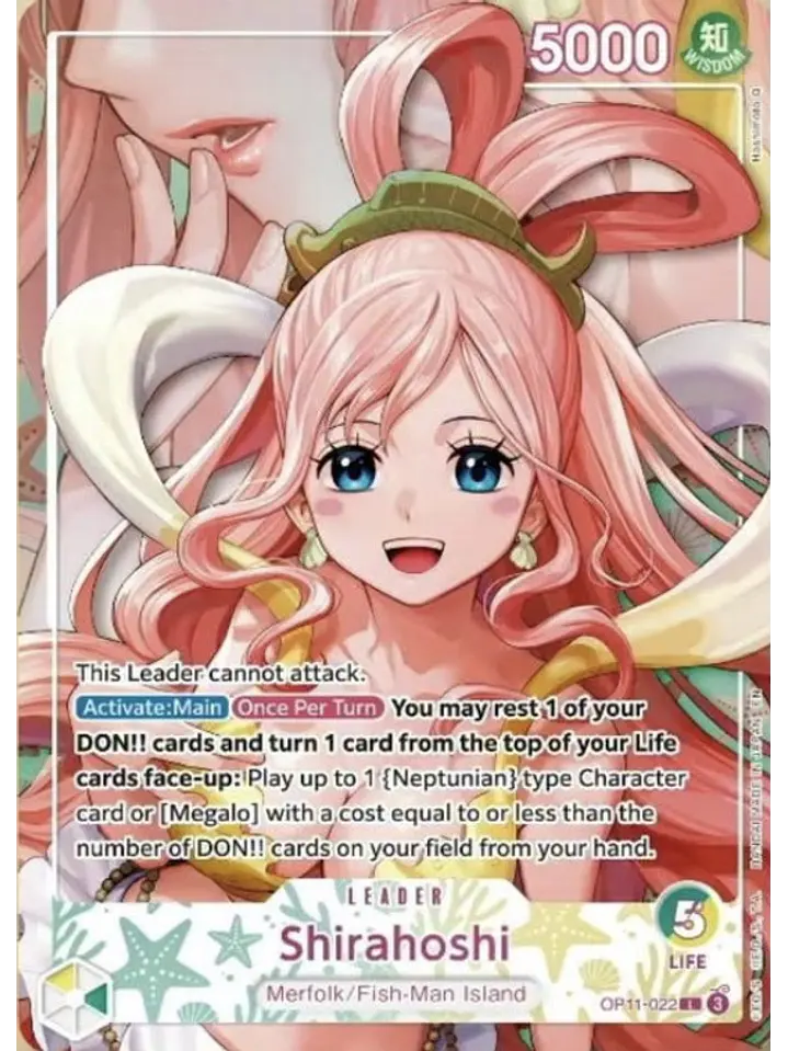 OP11-022 (Alternate Art) Shirahoshi 1