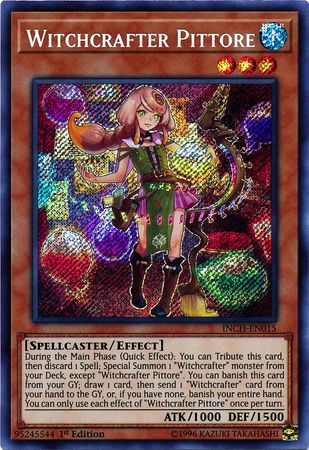 Witchcrafter Pittore - INCH-EN015 - Secret Rare 1st Edition