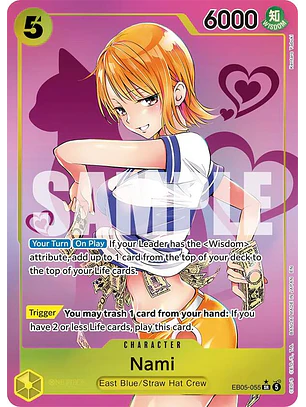 EB05-055 (Alternate Art) Nami (055)