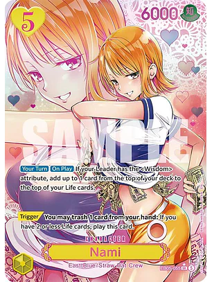EB05-055 (Alternate Art) Nami (055) (Gold Stamped)