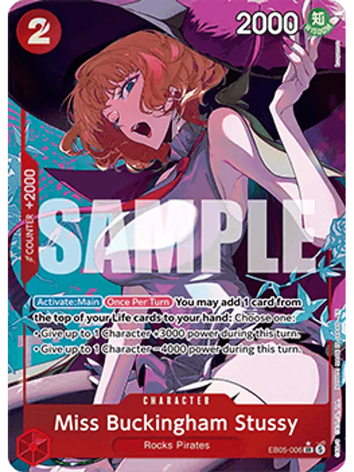 EB05-006 (Alternate Art) Miss Buckingham Stussy 1
