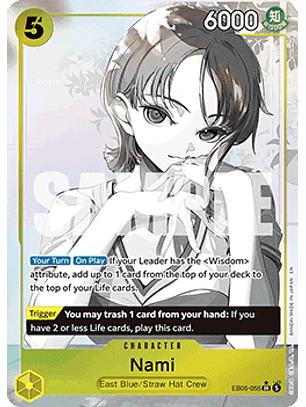 EB05-055 (Alternate Art) Nami (055)