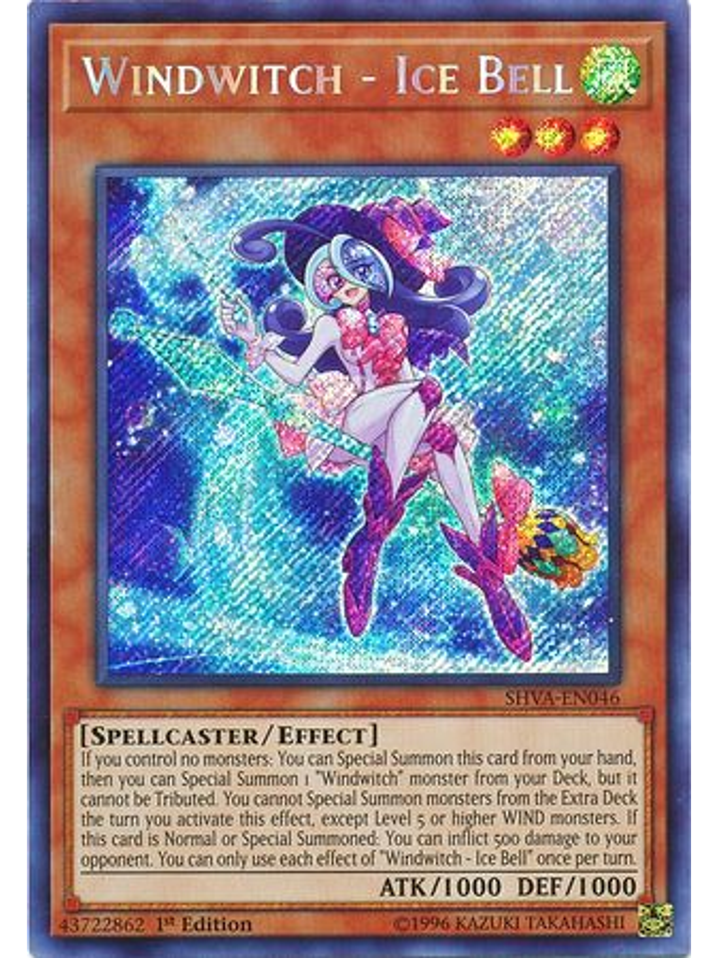 Windwitch - Ice Bell - shva-en046 - Secret Rare 1st Edition 1