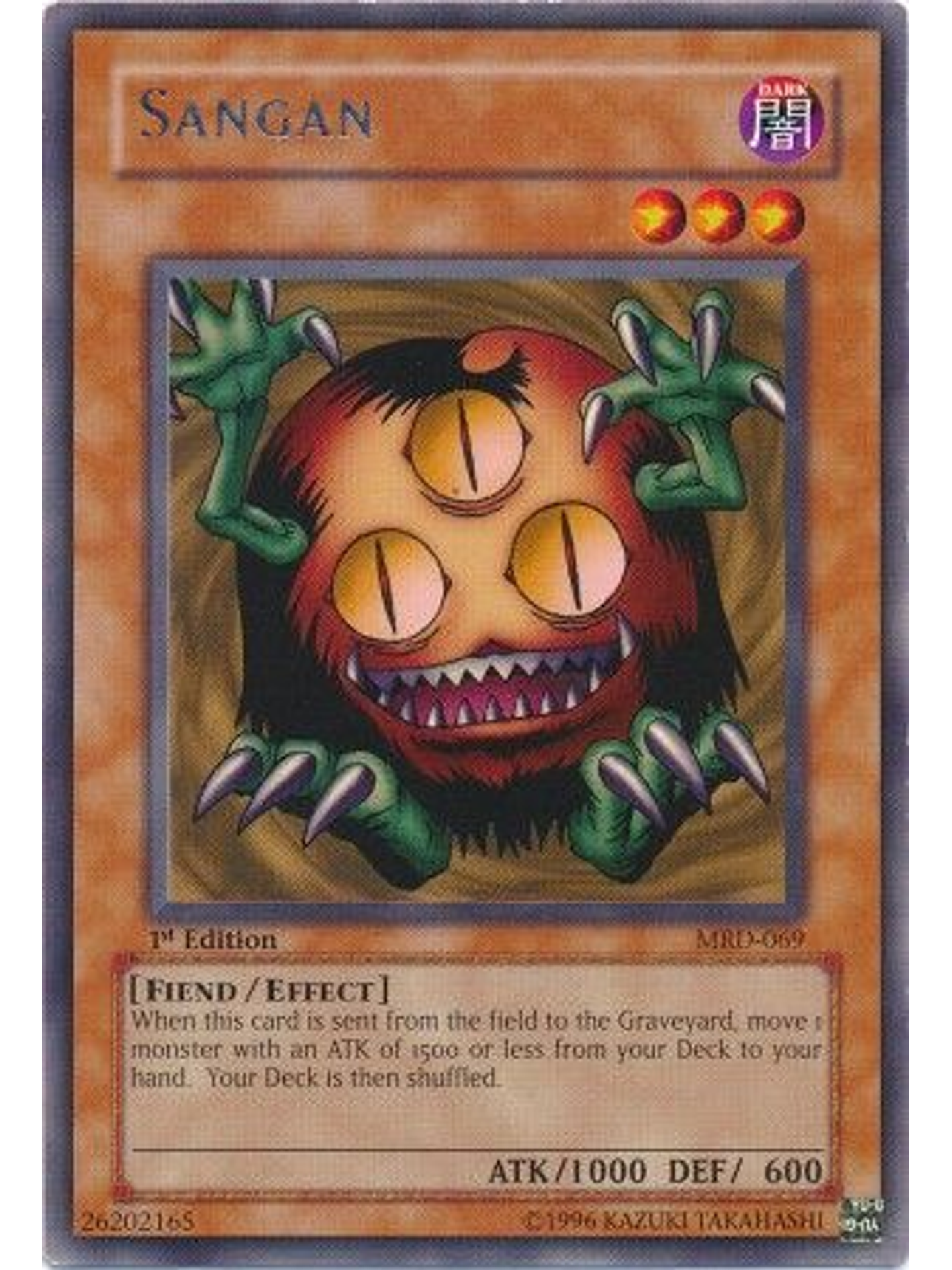 Sangan - MRD-069 - Rare 1st Edition 1