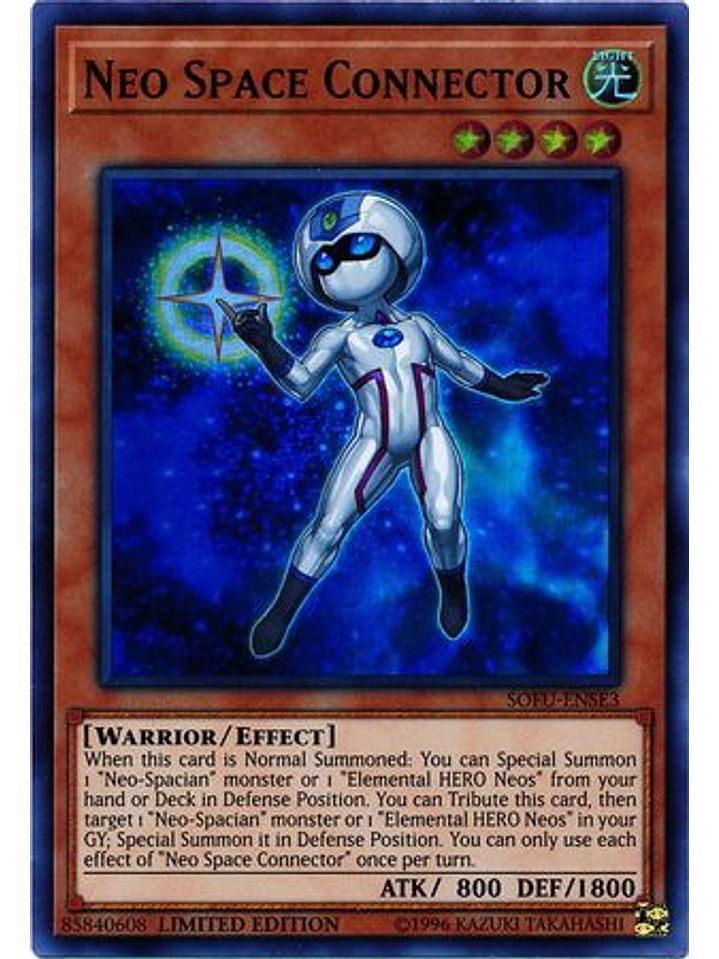 Neo Space Connector - SOFU-ENSE3 - Super Rare Limited Edition 1