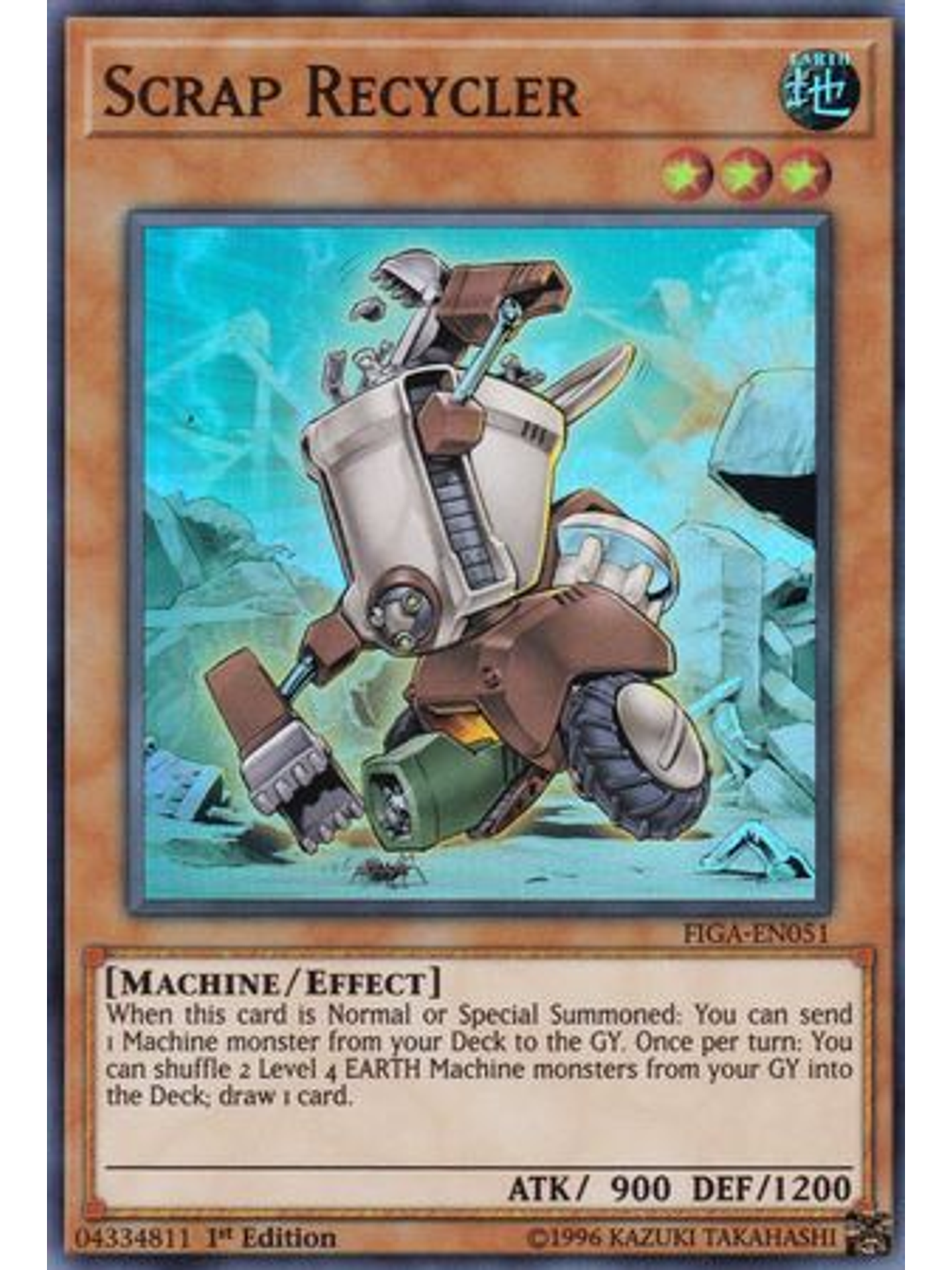 Scrap Recycler - FIGA-EN051 - Super Rare 1st Edition 1