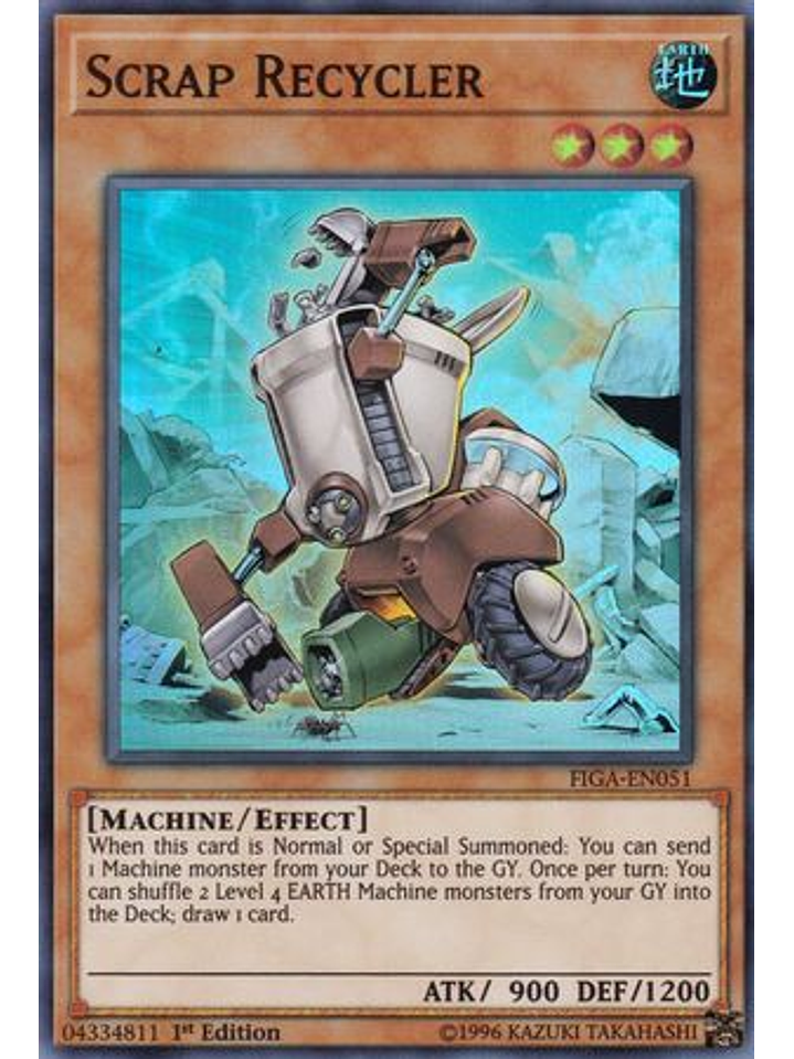 Scrap Recycler - FIGA-EN051 - Super Rare 1st Edition 1