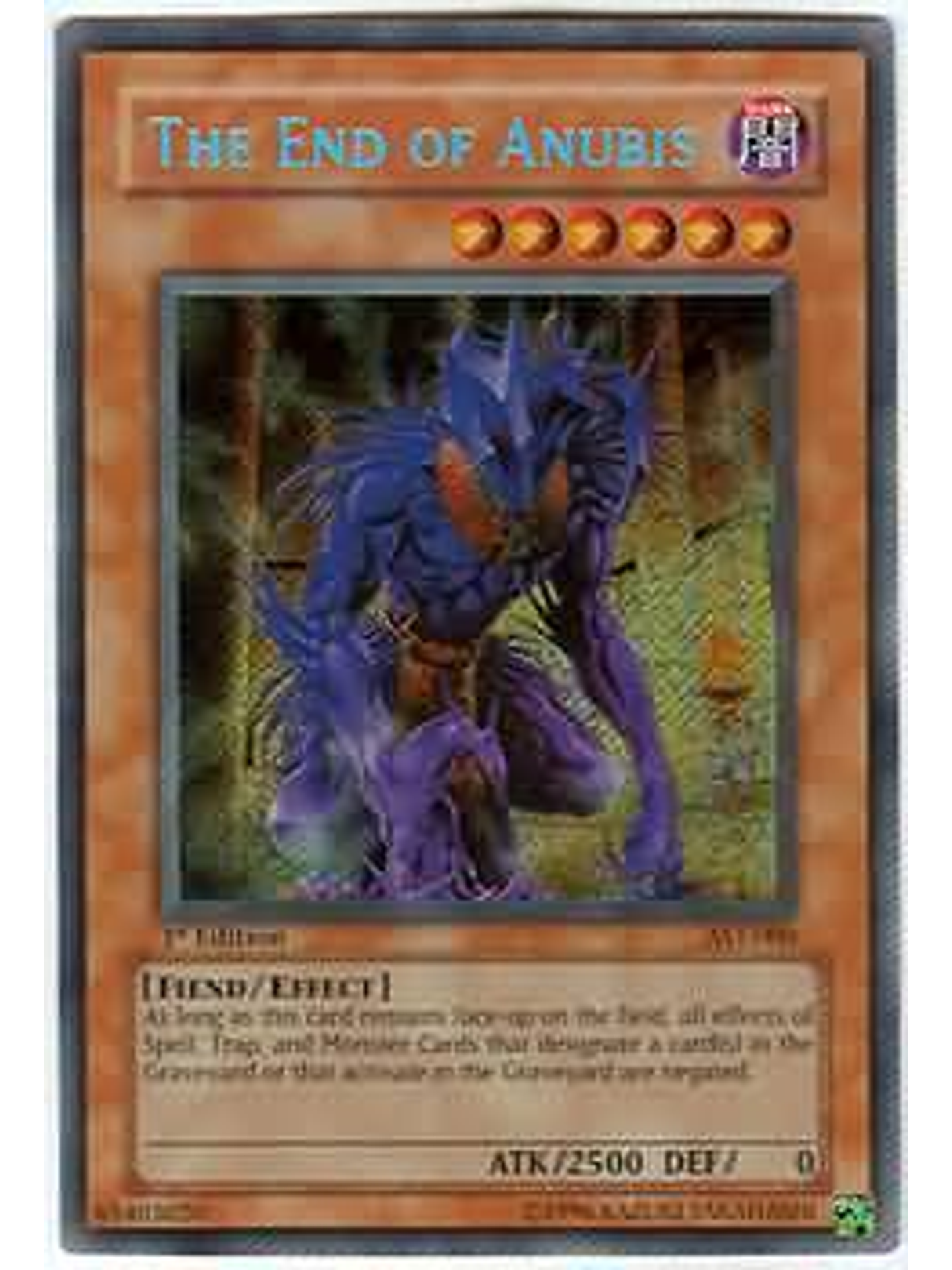 The End of Anubis - AST-000 - Secret Rare 1st Edition 1