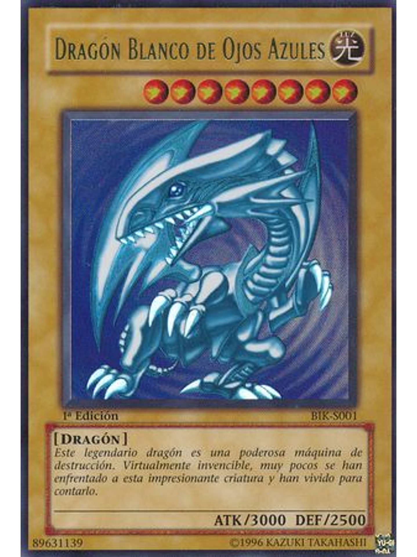 Blue-Eyes White Dragon - SDK-001 - Ultra Rare 1st Edition 1