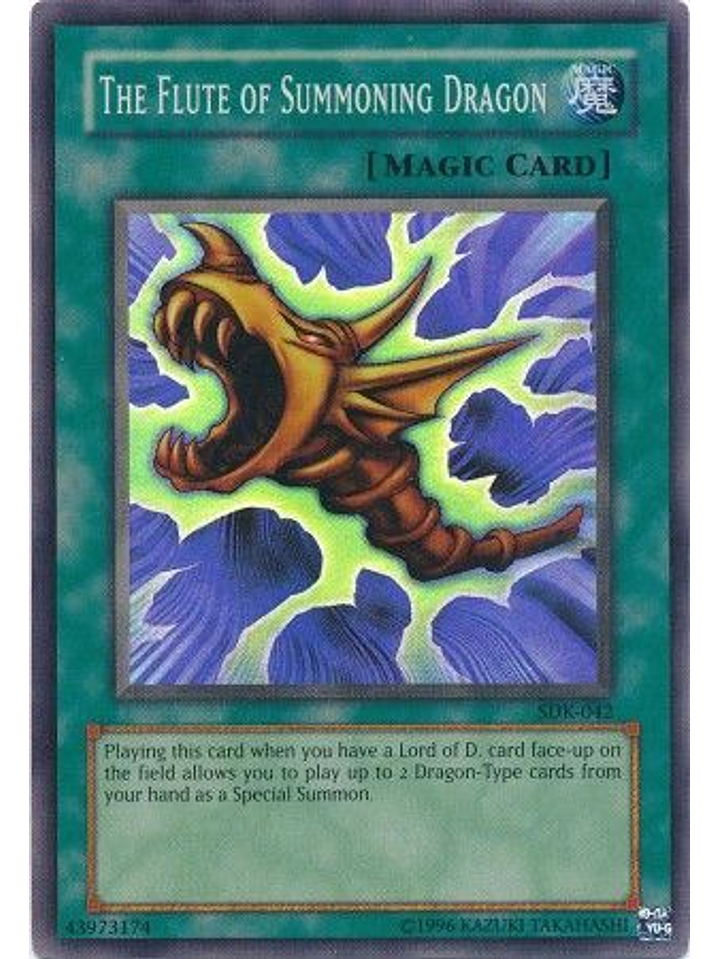The Flute of Summoning Dragon - SDK-042 - Super Rare 1st Edition 1