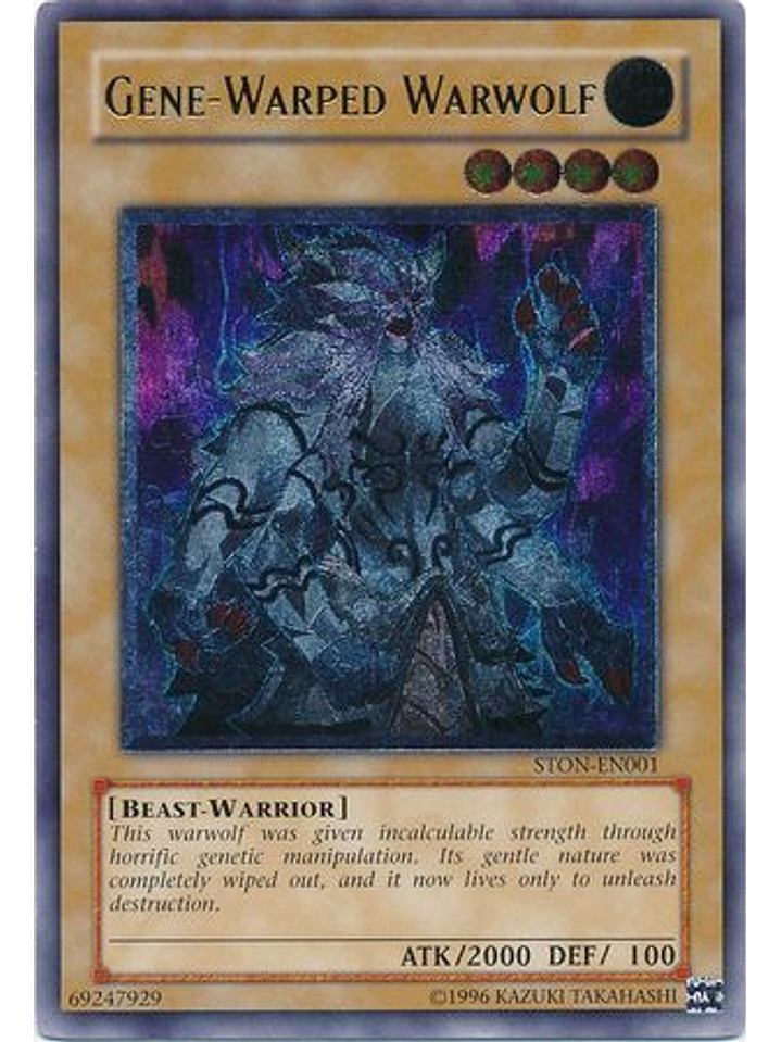 Gene-Warped Warwolf - STON-EN001 Unlimited - Ultimate Rare 1