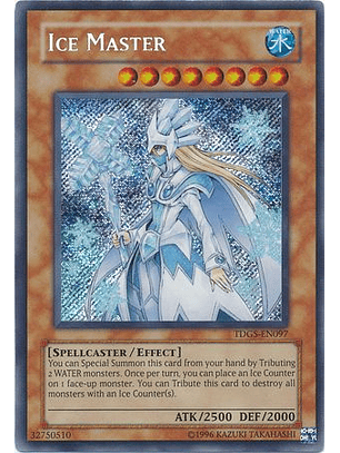 Ice Master - TDGS-EN097 - Secret Rare Unlimited