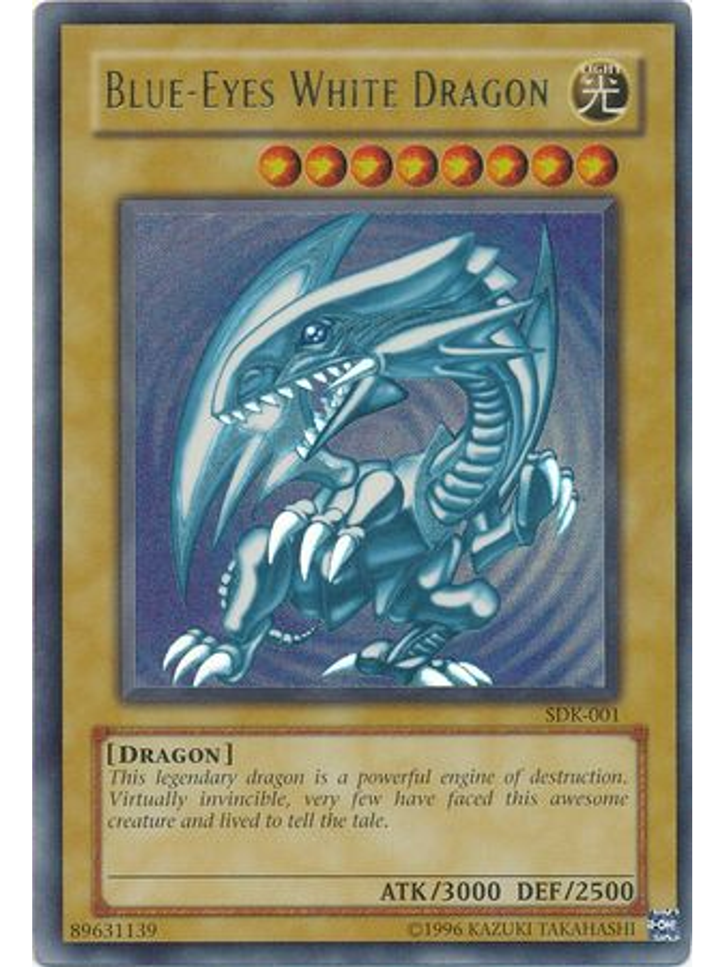 Blue-Eyes White Dragon - SDK-001 - Ultra Rare Unlimited 1