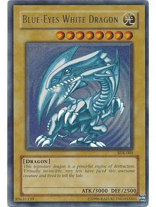 Blue-Eyes White Dragon - SDK-001 - Ultra Rare Unlimited