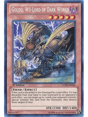 Goldd, Wu-Lord of Dark World - LCJW-EN246 - Secret Rare