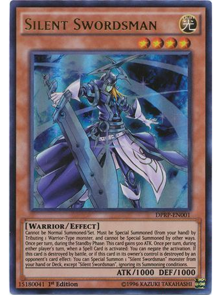 Silent Swordsman - DPRP-EN001 - Ultra Rare 1st Edition 1