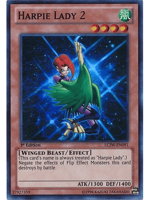 Harpie Lady 2 - LCJW-EN091 - Super Rare