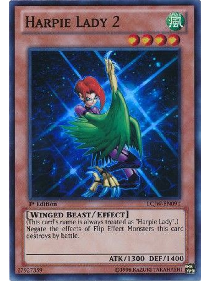 Harpie Lady 2 - LCJW-EN091 - Super Rare 1