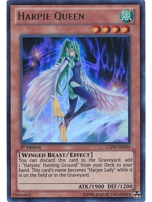 Harpie Queen - LCJW-EN094 - Ultra Rare