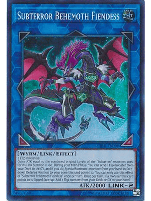 Subterror Behemoth Fiendess - CIBR-EN098 - Super Rare Unlimited