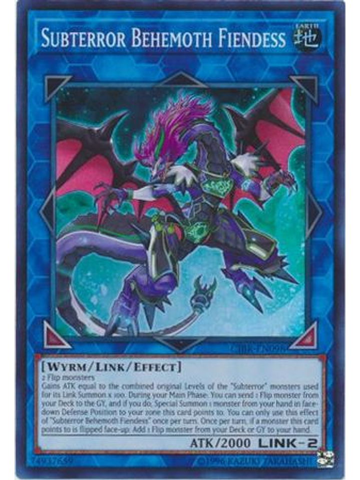 Subterror Behemoth Fiendess - CIBR-EN098 - Super Rare Unlimited 1