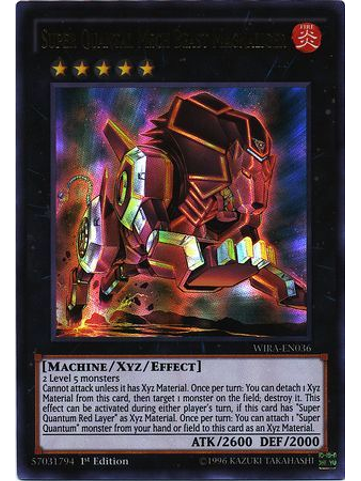 Super Quantal Mech Beast Magnaliger - WIRA-EN036 - Ultra Rare 1st Edition 1