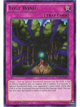 Lost Wind - RATE-EN068 - Rare 1st Edition