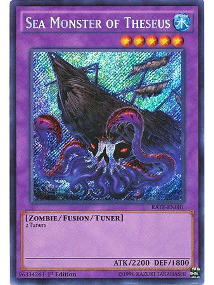 Sea Monster of Theseus - RATE-EN081 - Secret Rare 1st Edition 1