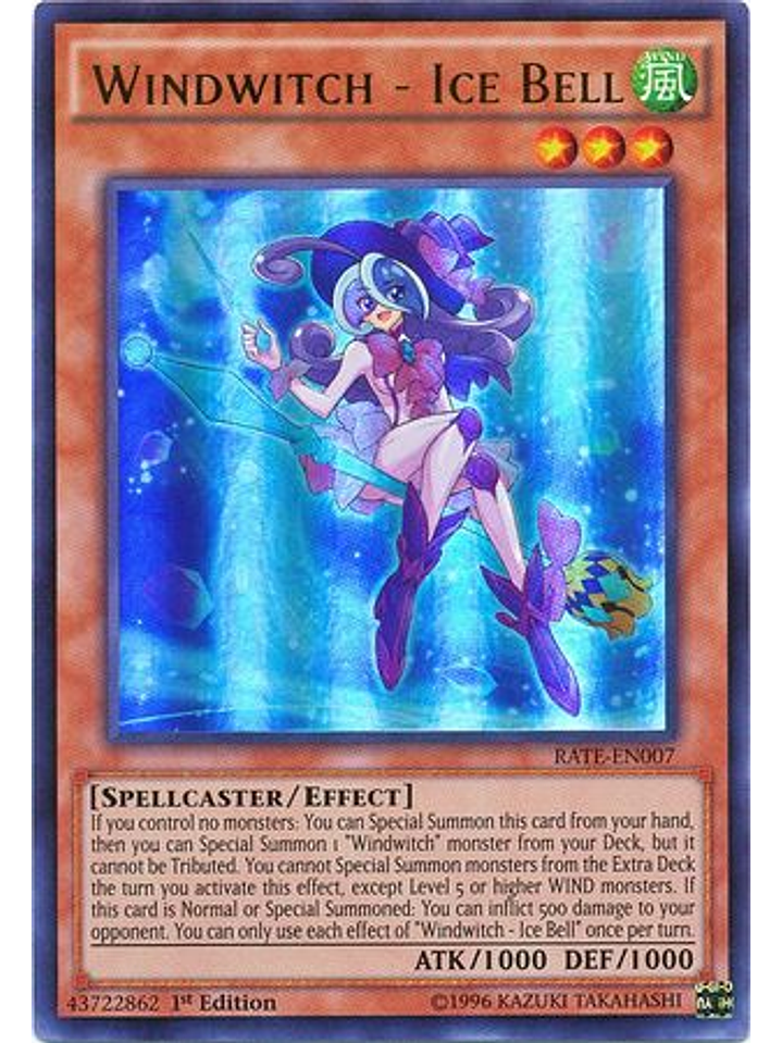Windwitch - Ice Bell - RATE-EN007 - Ultra Rare 1st Edition 1