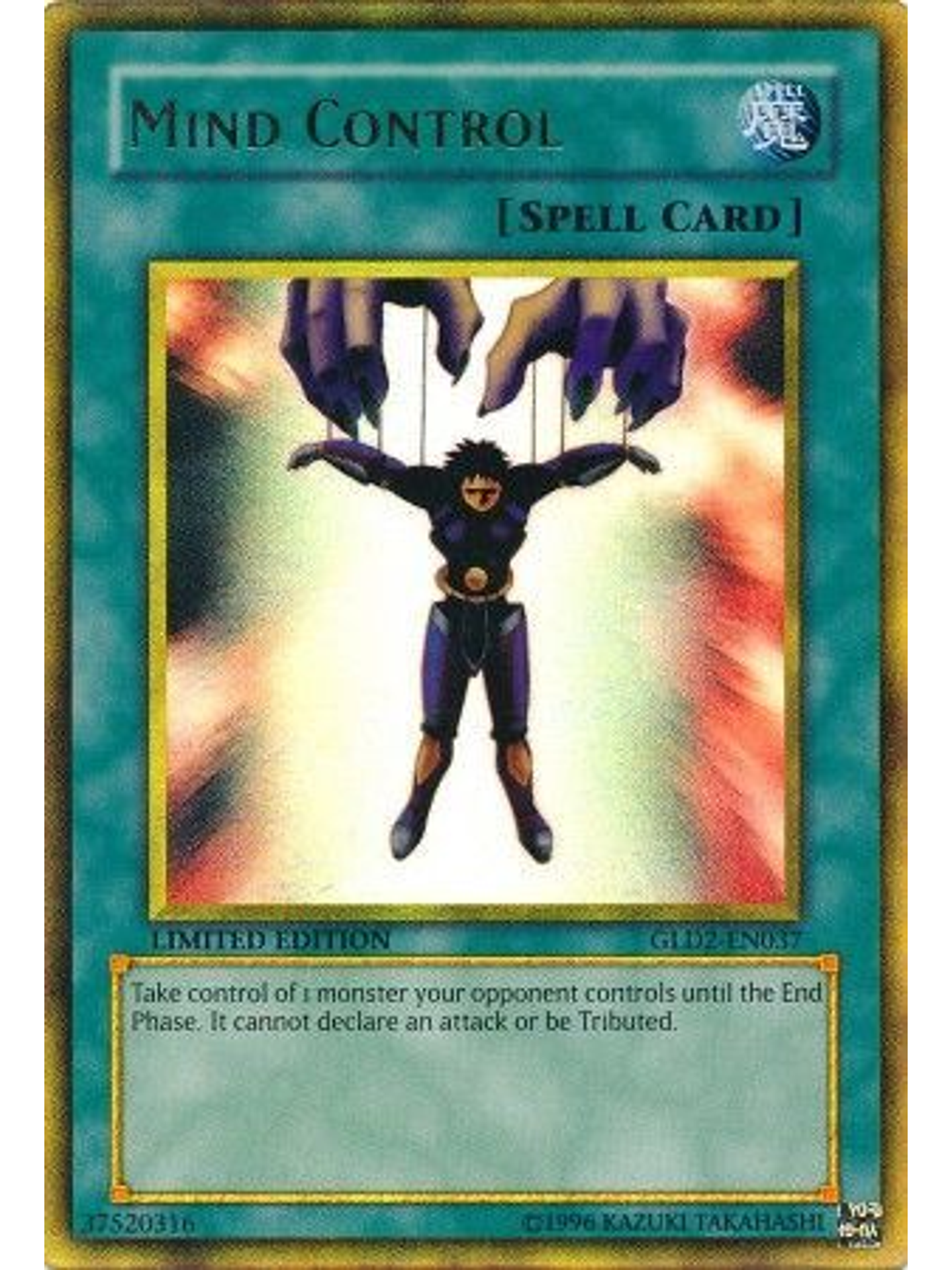 Mind Control - GLD2-EN037 - Gold Rare 1