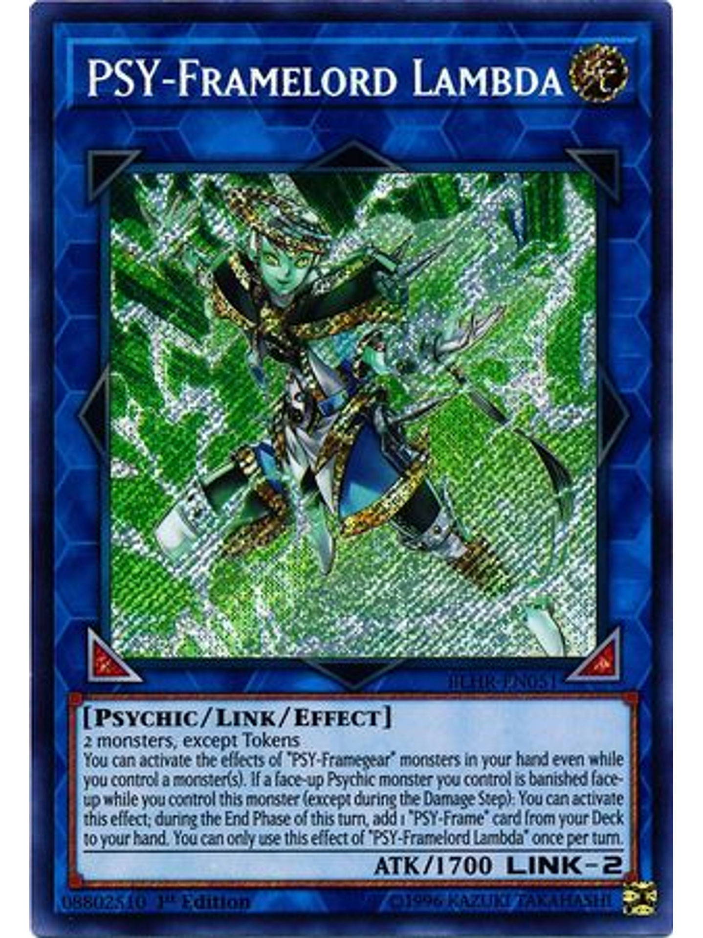 PSY-Framelord Lambda - BLHR-EN051 - Secret Rare 1st Edition 1