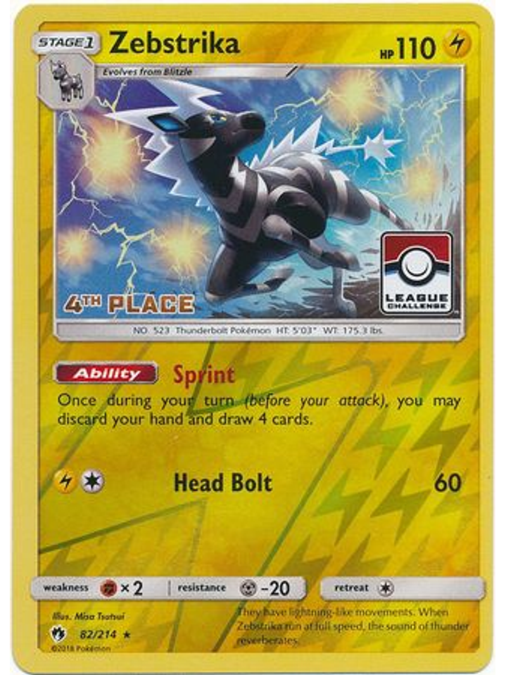 Zebstrika - 82/214 - 4th Place League Promo 1