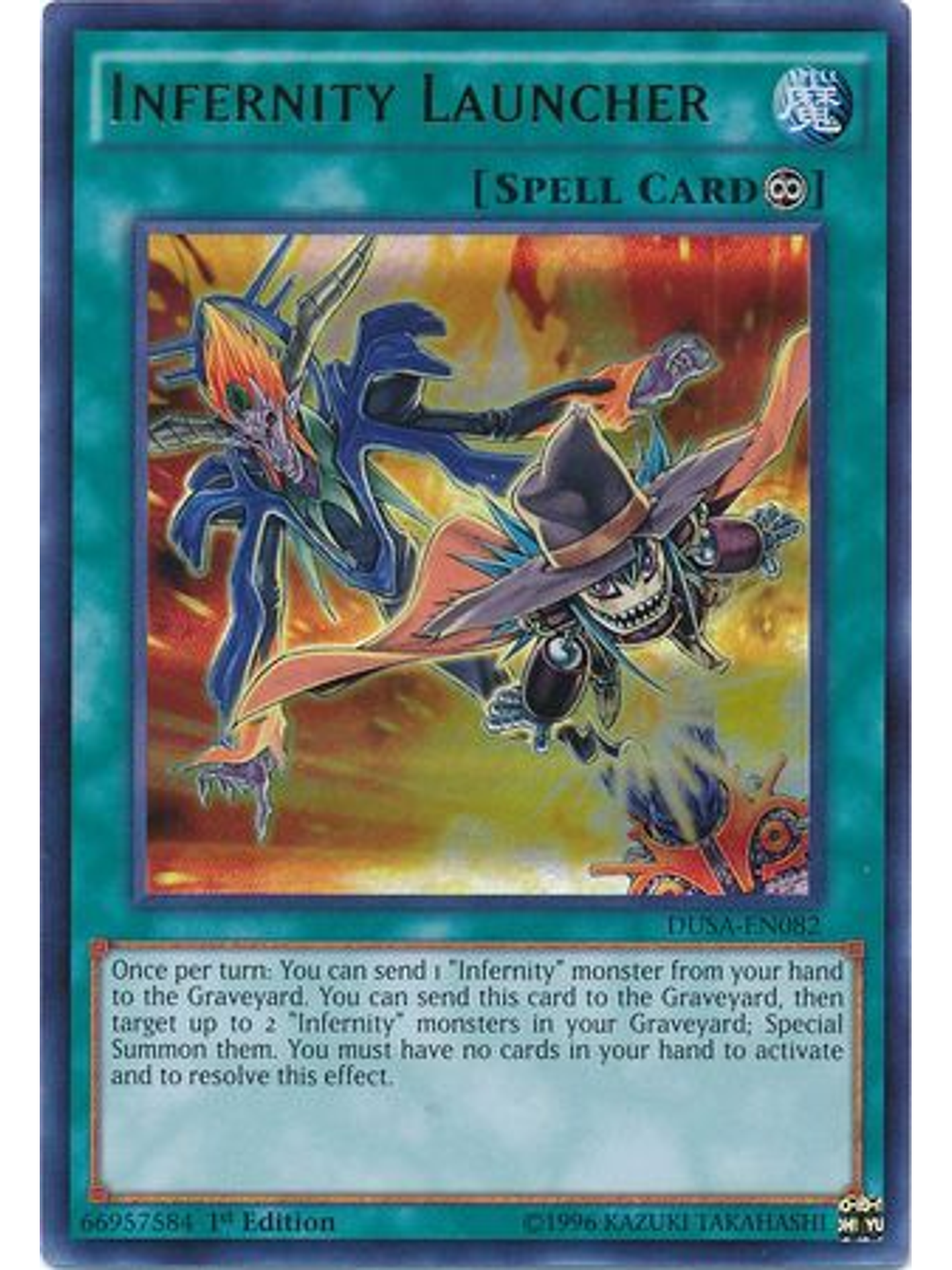 Infernity Launcher - DUSA-EN082 - Ultra Rare 1st Edition 1