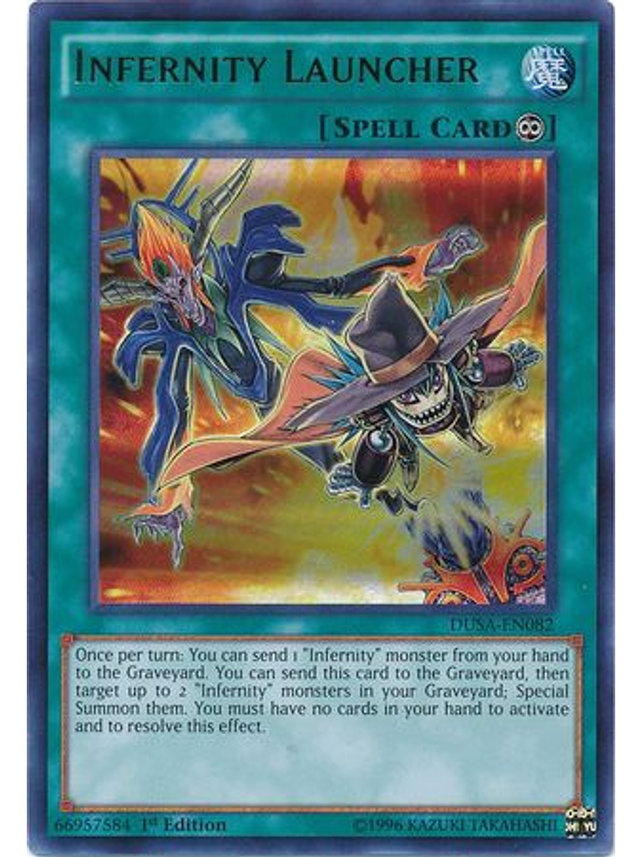 Infernity Launcher - DUSA-EN082 - Ultra Rare 1st Edition 1