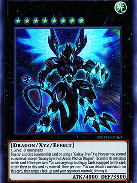 Galaxy-Eyes Full Armor Photon Dragon - DUPO-EN063 - Ultra Rare 1st Edition