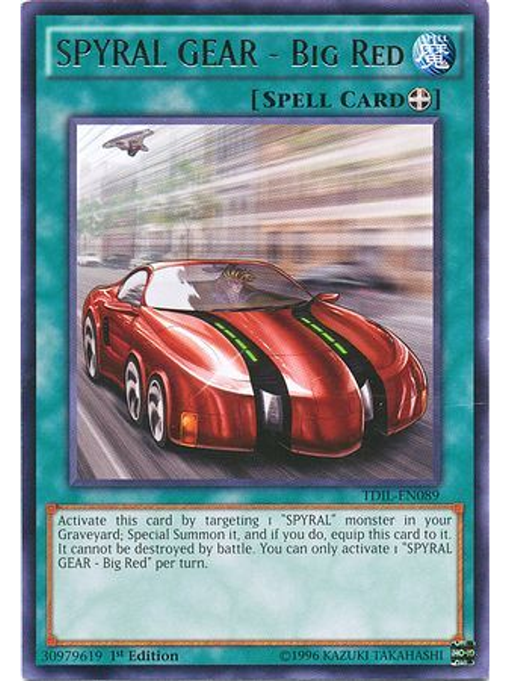 SPYRAL GEAR - Big Red -TDIL-ENSE4 - Super Rare Limited Edition 1