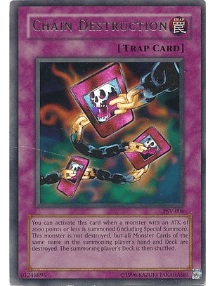 Chain Destruction - PSV-006 - Ultra Rare Unlimited