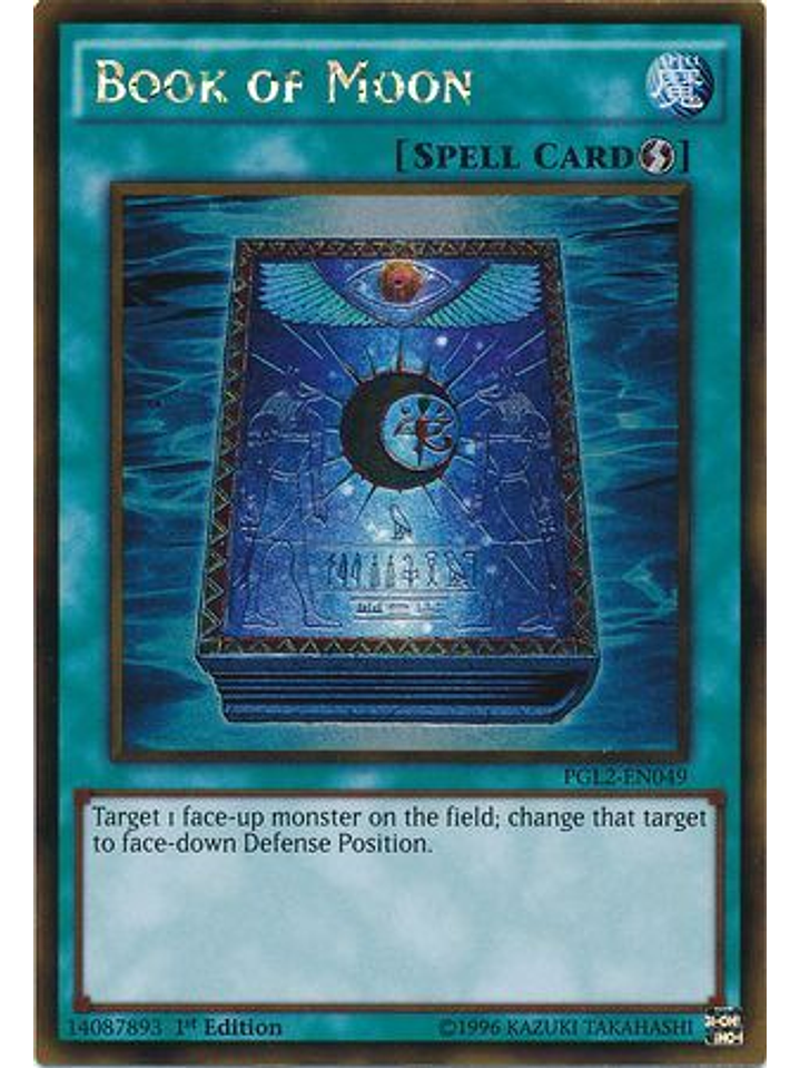 Book of Moon - PGL2-EN049 - Gold Rare 1st Edition 1