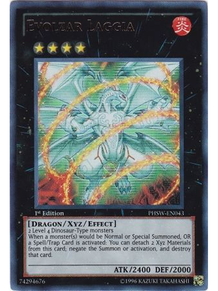 Evolzar Laggia - PHSW-EN043 - Ultra Rare 1st Edition 1