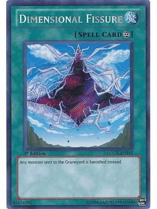 Dimensional Fissure - LCGX-EN215 - Secret Rare 1st Edition