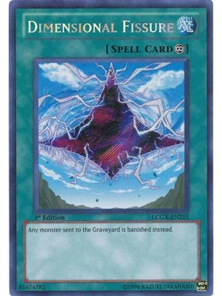 Dimensional Fissure - LCGX-EN215 - Secret Rare 1st Edition 1