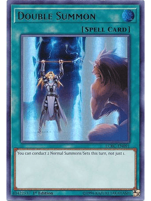 Double Summon - LCKC-EN091 - Ultra Rare 1st Edition