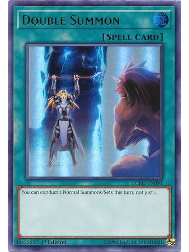 Double Summon - LCKC-EN091 - Ultra Rare 1st Edition 1