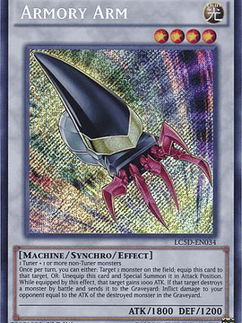 Armory Arm - LC5D-EN034 - Secret Rare 1st Edition