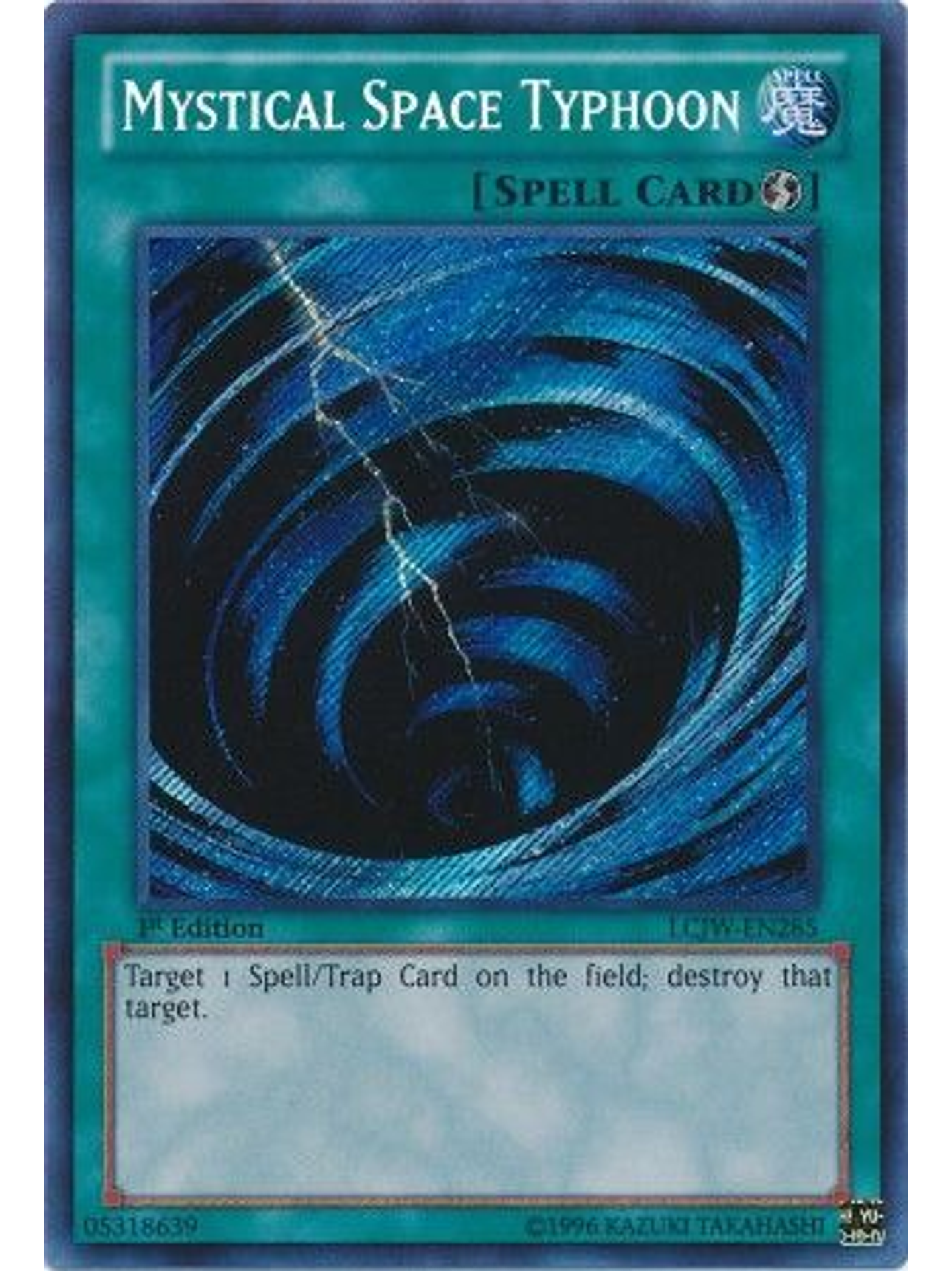 Mystical Space Typhoon - LCJW-EN285 - Secret Rare 1