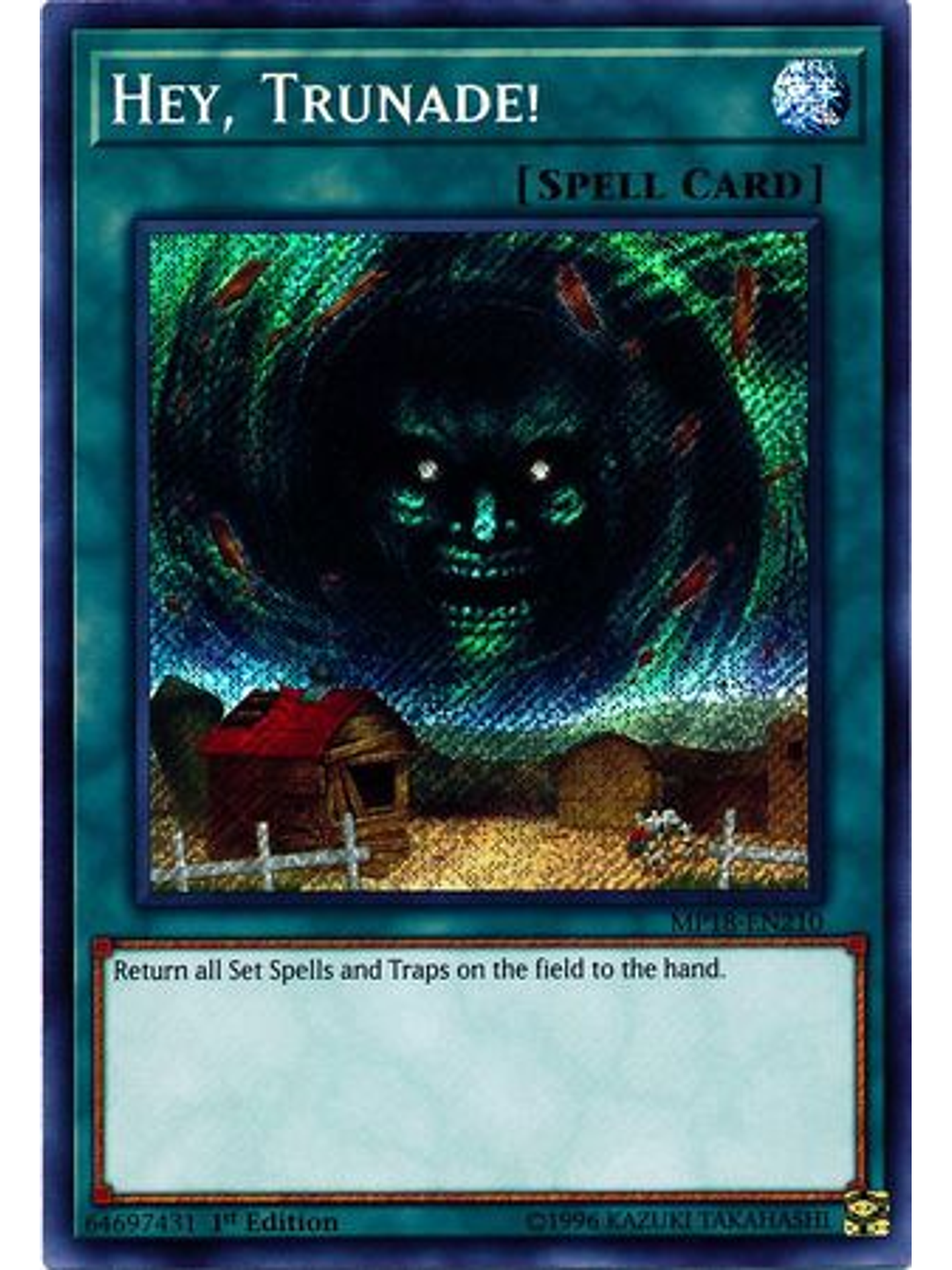 Hey, Trunade! - MP18-EN210 - Secret Rare 1st Edition 1