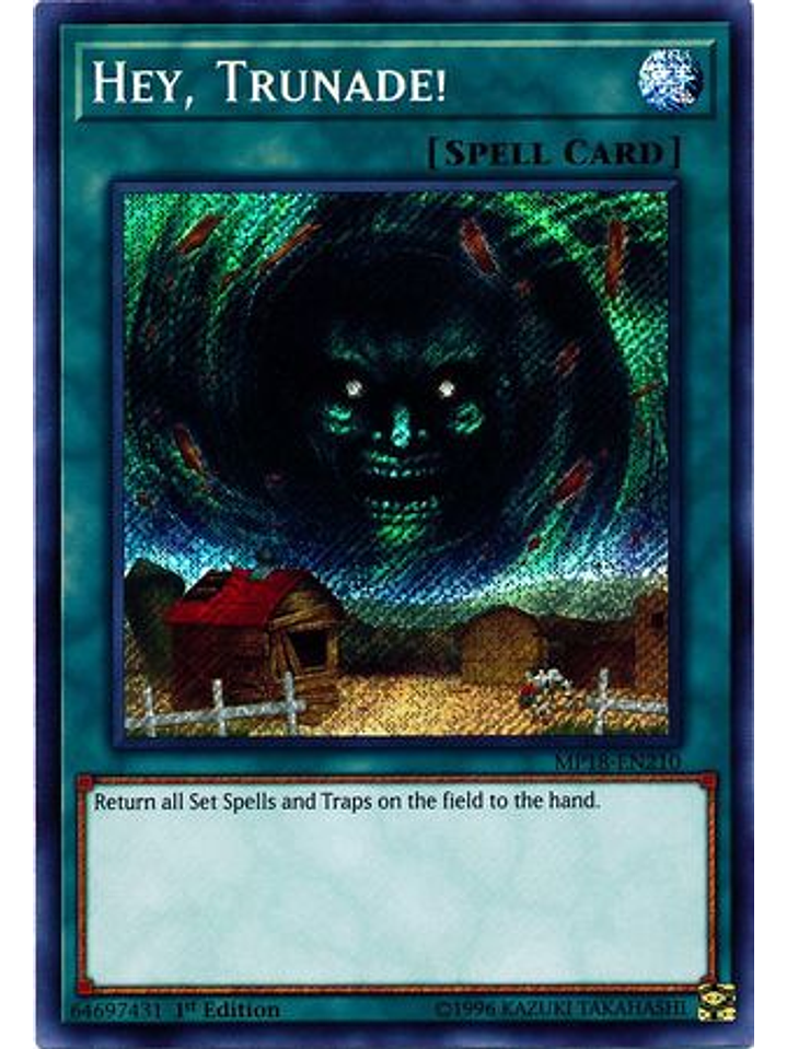 Hey, Trunade! - MP18-EN210 - Secret Rare 1st Edition 1