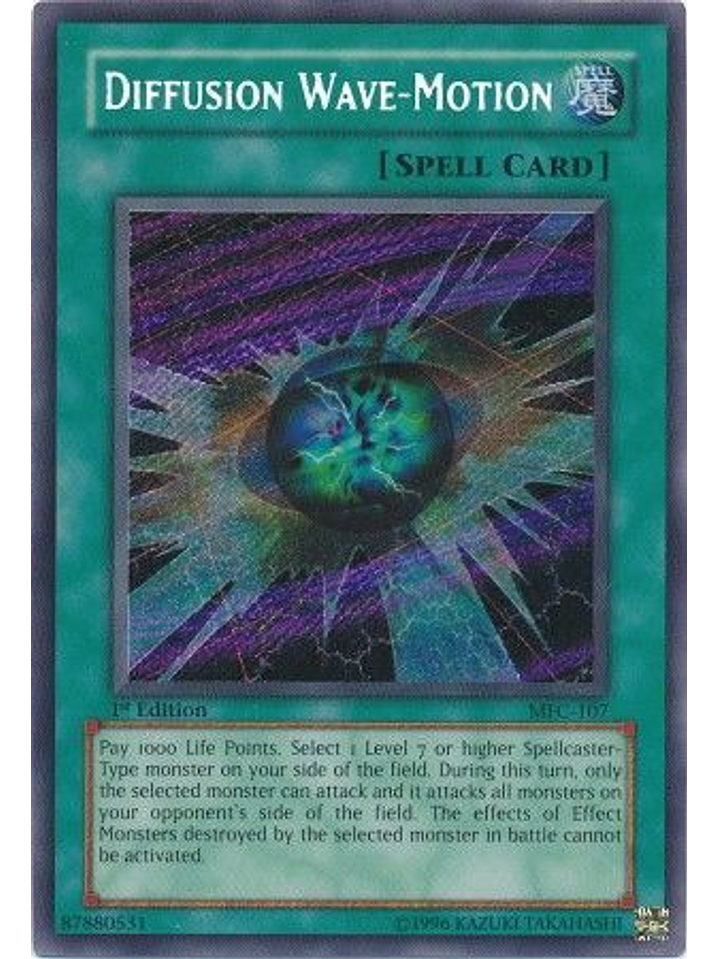 Diffusion Wave-Motion - MFC-107 - Secret Rare 1st Edition 1